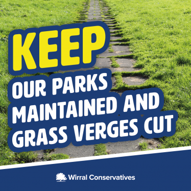 Keep our parks and grass verges maintained